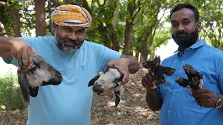 తలకాయ కూర amp పాయ రసం  Daawath  Goat Head Curry  Paaya Soup  My Villge Show Food  Kallivalli [upl. by Alled]