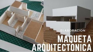 COMO SE HACE una MAQUETA de Arquitectura PARTE 1 [upl. by Edmea]