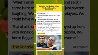 Christian Vieri in Inter Milan quotWe Could Have Won Everythingquot [upl. by Warwick]