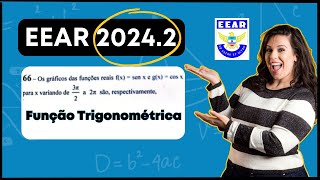 EEAR 20242  Função Trigonométrica  Os gráficos das funções reais fx [upl. by Verlie]