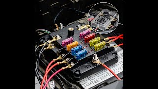 How to Wire a Fuse Block  WUPP Upgraded Marine Boat 6Way Fuse Block is Perfect Make Wiring Clean [upl. by Dub]