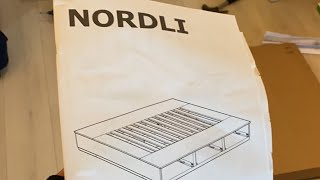 Montaggio letto NORDLI ikea parte 1 [upl. by Aloin438]