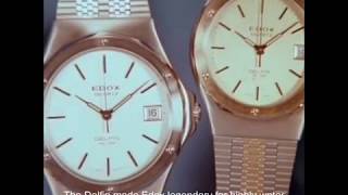 Edox Delfin Vintage Advertising  The Water Champion ST [upl. by Malorie]