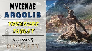 Mycenae Argolis  Loot Ancient Tablet amp Prisoner Location  ASSASSINS CREED ODYSSEY [upl. by Elrae]