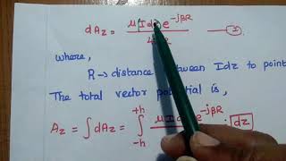 HalfWave Dipole Antenna  Derivation of Radiated Fields and its Characteristics [upl. by Rivi631]