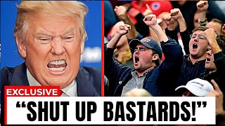 Trump THROWS TANTRUM as he Gets BOOED during rally [upl. by Russi]