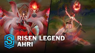 Risen Legend Ahri Skin Spotlight  League of Legends [upl. by Yllor]