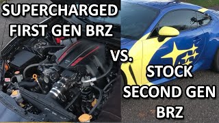 2022 BRZ Vs Supercharged First Gen BRZ [upl. by Dich]