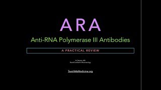 ARA AntiRNA Polymerase III Antibodies A Practical Review [upl. by Ryley331]