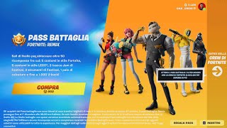 Shoppo il Pass Battaglia della NUOVA Stagione REMIX Capitolo 2 Fortnite ITA [upl. by Reagan319]