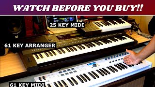 MIDI Keyboard vs Arranger Keyboard  Which one to BUY Detailed Comparison in HINDI  Price Feature [upl. by Rebmit828]