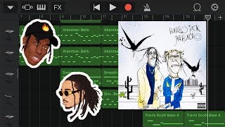 How To Remake quotSaint Laurent Maskquot By Travis Scott amp Quavo On GarageBand IOS iPhoneiPad [upl. by Lugar]