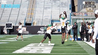 2024 HBCU Legacy Bowl Team Gaither Day 1 WR vs DB Drills 1on1s  The Bluebloods [upl. by Lejeune]