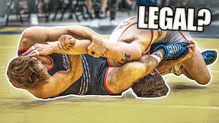 Insane Scramble Entire Folkstyle Wrestling Match [upl. by Barnard300]