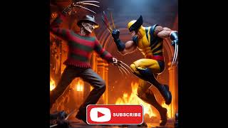 Freddy Krueger VS Wolverine [upl. by Swain]