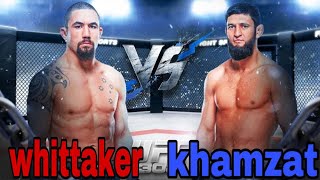 🚨 khamzat vs whittaker 🔥FULL FIGHT HIGHLIGHTS [upl. by Nevs577]