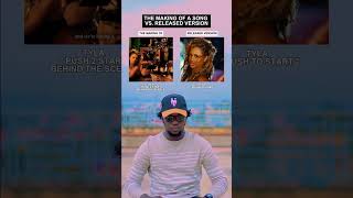 The Making Of A Song Vs Released Version Tyla quotPUSH 2 STARTquot shorts music tyladance trend [upl. by Brigette570]