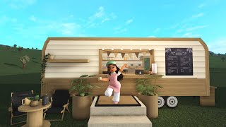 Building a bakery food truck in bloxburg [upl. by Trumann978]