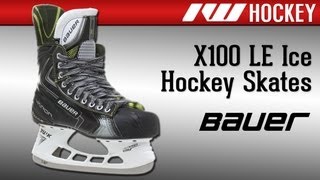 Bauer Vapor X100 LE Ice Hockey Skates Review [upl. by Esiahc]