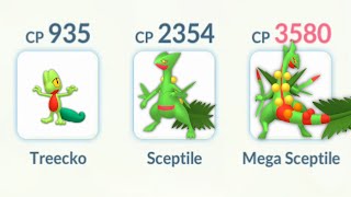 MEGA SCEPTILE Evolution Line is SURPRISINGLY GOOD Pokemon Go [upl. by Broder]