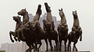 Museum of Chariot and Horse Pits of Eastern Zhou Dynasty [upl. by Oiramrej81]