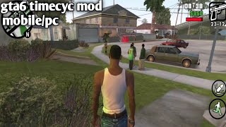 gta sa android gta 6 timecyc v2 mod  gtainside fan [upl. by Tse971]