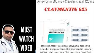 Clavmentin 625mg tablet details in hindi। [upl. by Atikihc695]