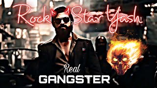 GANGSTER STATUSROCKING STAR YASH😈Gangster EditXYash [upl. by Malchus]