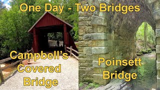 Poinsett Bridge and Campbells Covered Bridge  Landrum SC [upl. by Senior]