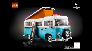 LEGO Instructions  Icons  10279  Volkswagen T2 Camper Van  Vehicles [upl. by Nerol]