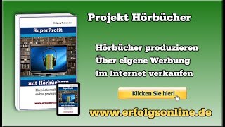 mp3HörbuchDownload  legal und kostenlos selber produzieren mit »Super Profit mit Hörbüchern« [upl. by Eenaj]