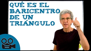 Qué es el baricentro de un triángulo [upl. by Ezara]