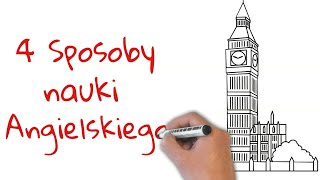 Moje 4 SPOSOBY NAUKI ANGIELSKIEGO  Słówka Komunikacja Gramatyka [upl. by Eidob]