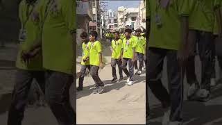 National Cancer Awareness Day organized by Bashyam High School in Shadnagar cancer awareness [upl. by Myron]