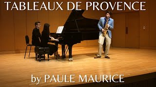 Tableaux de Provence by Paule Maurice LIVE  Jacob Nance Saxophone [upl. by Eahsed360]