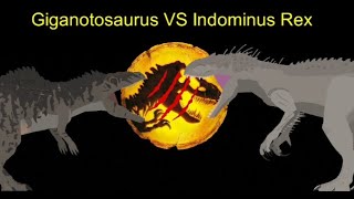 indomineus rex vs giganotosaurus [upl. by Clo]