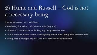 Criticisms of the Cosmological Argument AQA A level Religious Studies [upl. by Fabri402]