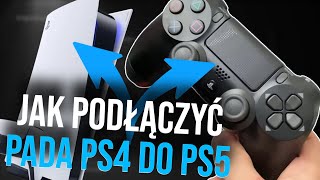 Jak podłączyć pada PS4 do PS5  Jak podłączyć DualShock 4 do PS5 [upl. by Janie]