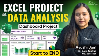 EXCEL Full PROJECT for Data Analysis with AI  EndtoEnd Excel Dashboard Project in 1 Hours [upl. by Atoiyanap]