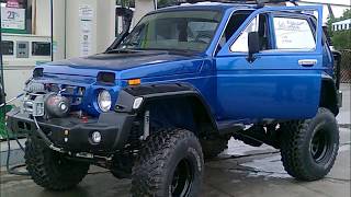 GREECE LADA NIVA EXTREMEtransformation a MERCEDES to NIVA [upl. by Eryn]