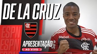 AO VIVO DE LA CRUZ É APRESENTADO NO FLAMENGO [upl. by Anayek]