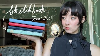 Sketchbook Tour  2021 [upl. by Hagen]