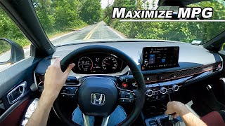 How to Maximize MPG Simple Ways to Save Money on Gas  22 Honda Civic Si POV Binaural Audio [upl. by Grieve]