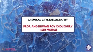 Chemical Crystallography [upl. by Nnaitsirk]