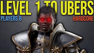 1 to Ubers HARDCORE PLAYERS 8 Attempt 3  Diablo 2 Resurrected [upl. by Ivory]