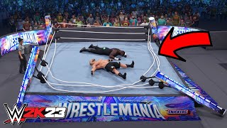 WWE 2K23  How to Break Ring [upl. by Naples]