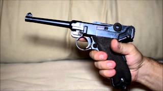 Pistola Parabellum Luger 1906  Contrato Brasileiro  Exército Brasileiro [upl. by Ardisi]