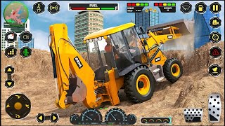 JCB Loader Construction Game 3D  Real JCB Excavator Machine Simulator  Android Gameplay [upl. by Sacken]