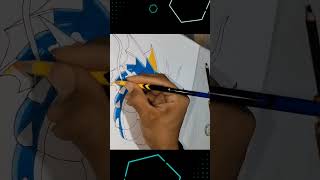 Drawing a MegaGyarados POKEMON [upl. by Sikram]