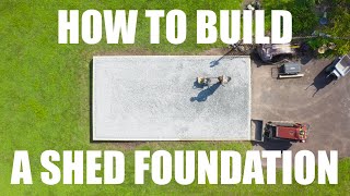 How to Build a Gravel Shed Foundation [upl. by Fidelia]